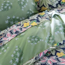 Becquet Linge de lit motif fleurs - CRÉATION< Housse De Couette|Linge De Lit Fantaisie, Linge De Lit Brodé