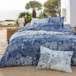 Becquet Linge de lit motif fonds sous-marins - CRÉATION< Housse De Couette|Linge De Lit Fantaisie, Linge De Lit Brodé