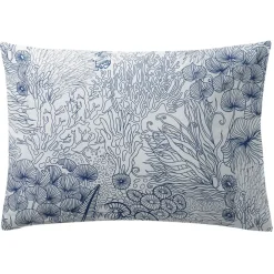 Becquet Linge de lit motif fonds sous-marins - CRÉATION< Housse De Couette|Linge De Lit Fantaisie, Linge De Lit Brodé