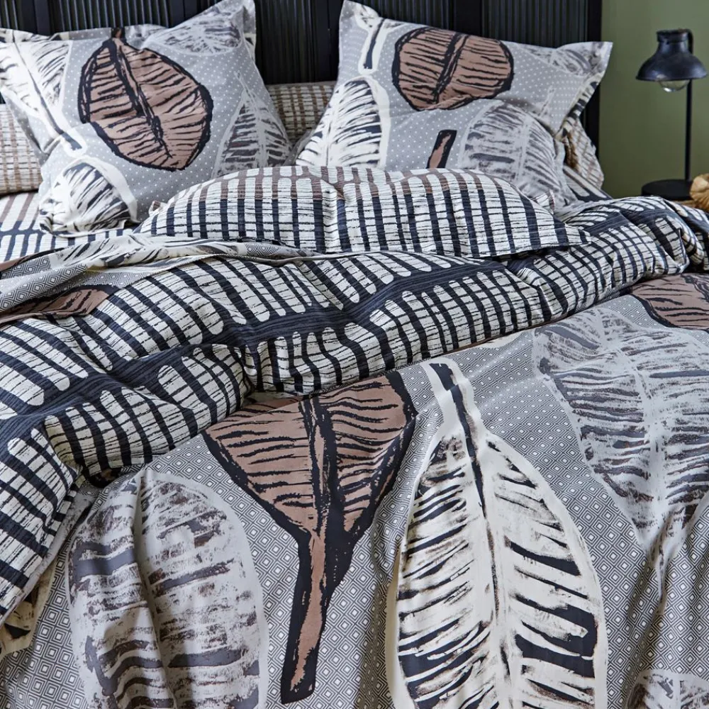 Becquet Linge de lit motif grains de café - CRÉATION< Les Matières|Housse De Couette