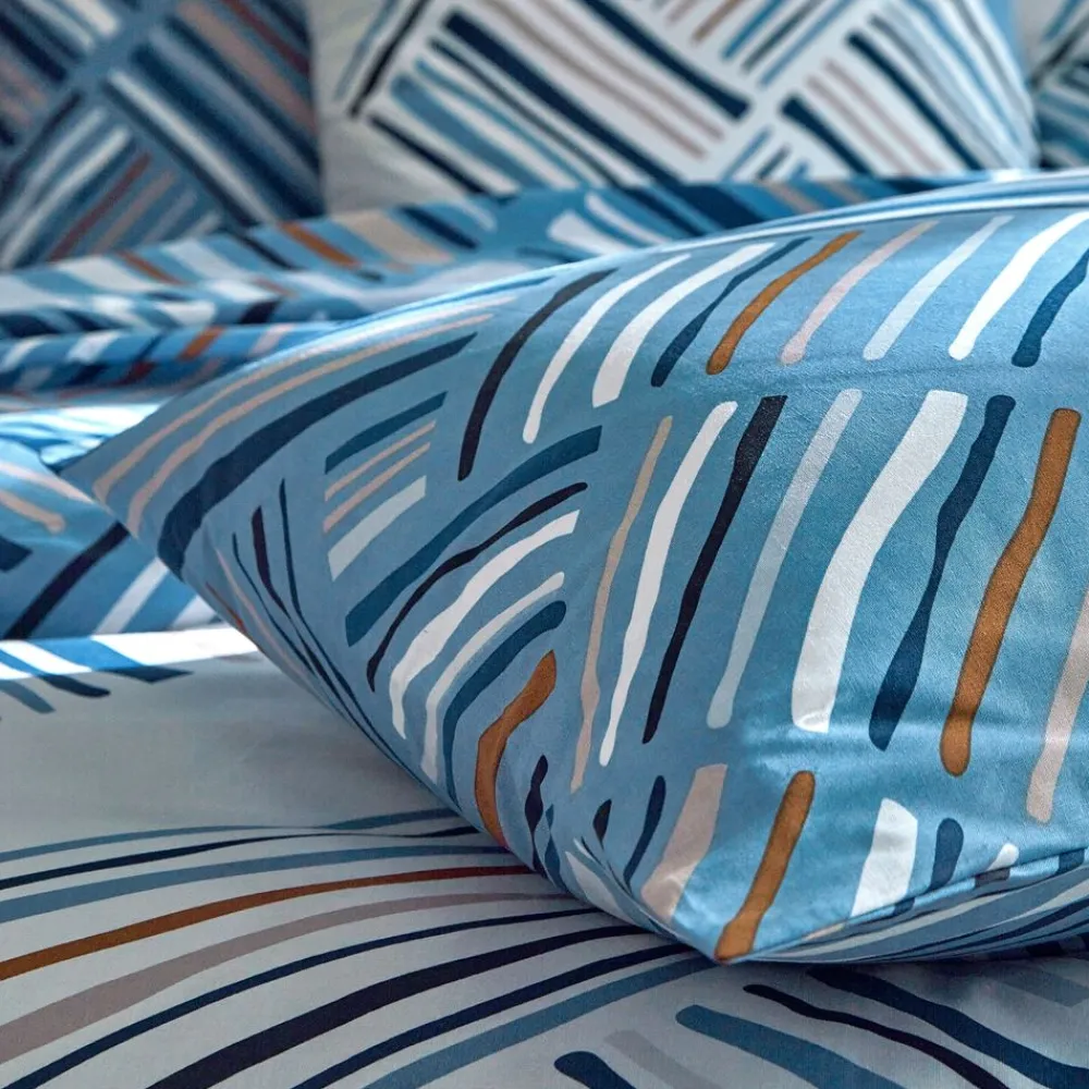 Becquet Linge de lit motif losanges - CRÉATION< Housse De Couette|Linge De Lit Fantaisie, Linge De Lit Brodé