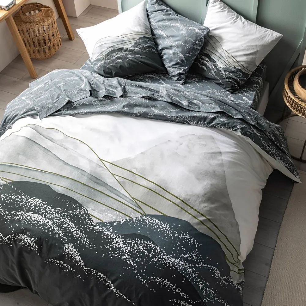 Becquet Linge de lit motif montagne enneigée - CRÉATION<Enfant Linge De Lit Ado, Housse De Couette|Housse De Couette