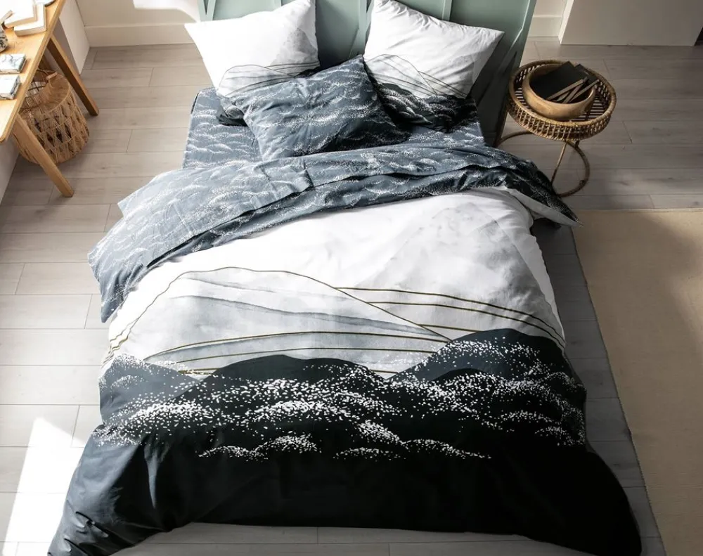 Becquet Linge de lit motif montagne enneigée - CRÉATION<Enfant Linge De Lit Ado, Housse De Couette|Housse De Couette