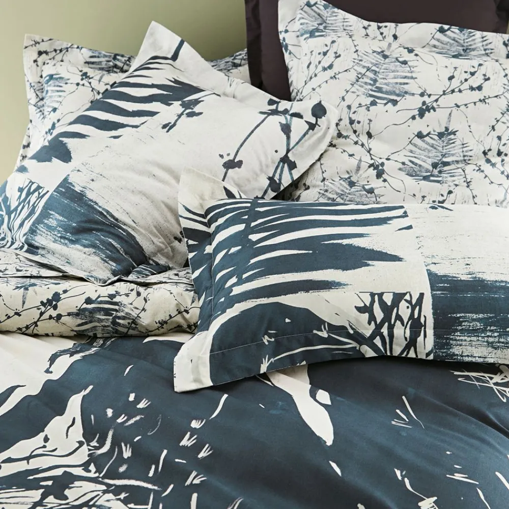 Becquet Linge de lit motif ombres - CRÉATION< Les Matières|Housse De Couette
