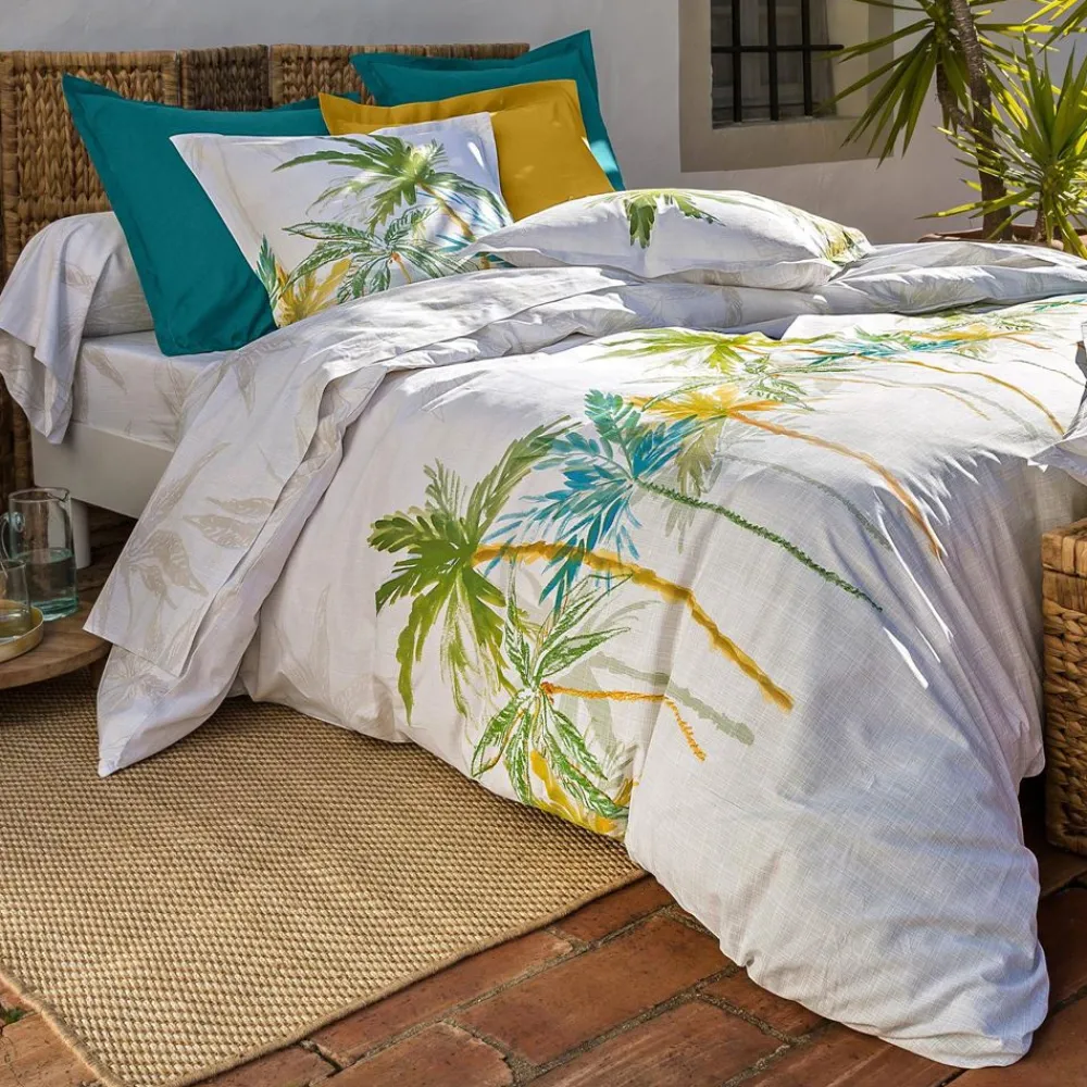 Becquet Linge de lit motif palmiers - CRÉATION<Enfant Linge De Lit Ado, Housse De Couette|Housse De Couette