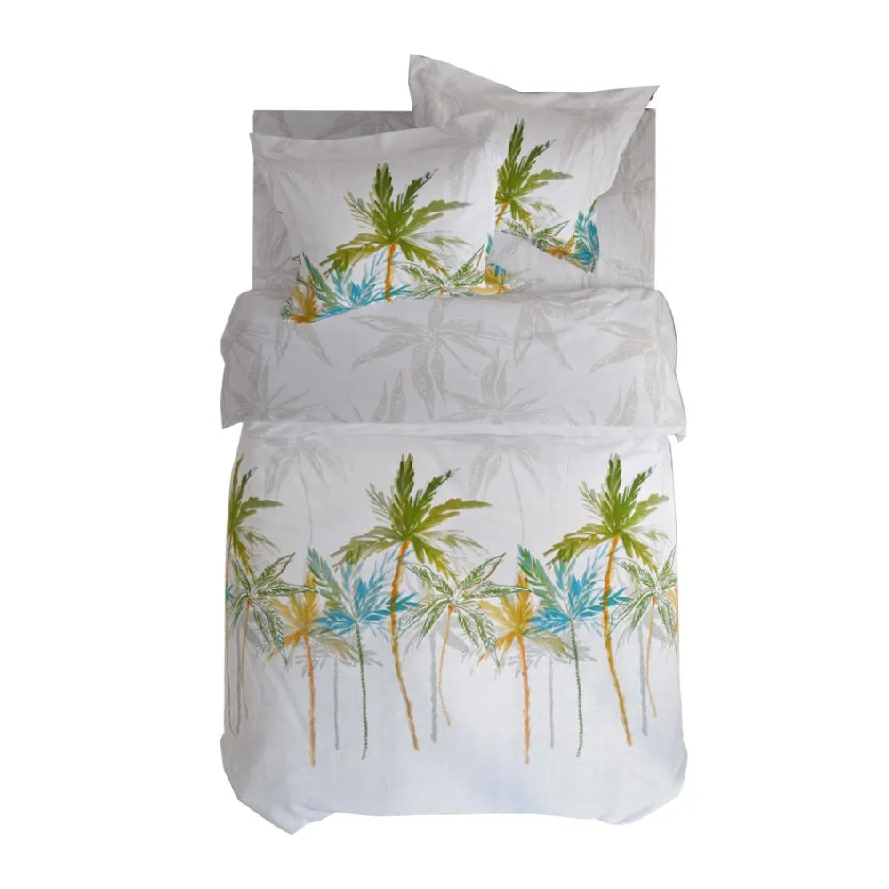 Becquet Linge de lit motif palmiers - CRÉATION<Enfant Linge De Lit Ado, Housse De Couette|Housse De Couette