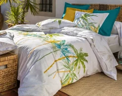 Becquet Linge de lit motif palmiers - CRÉATION<Enfant Linge De Lit Ado, Housse De Couette|Housse De Couette