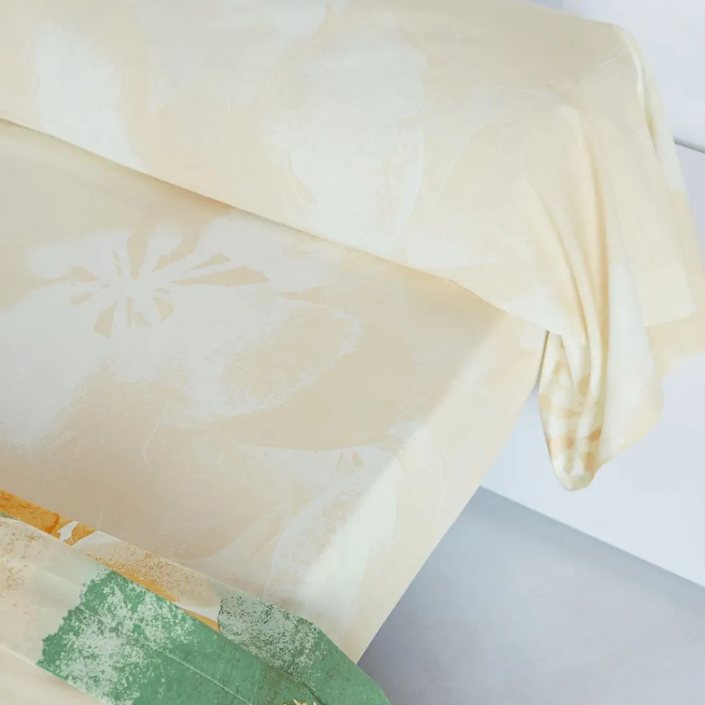Becquet Linge de lit motif pétales - CRÉATION< Housse De Couette|Linge De Lit Fantaisie, Linge De Lit Brodé