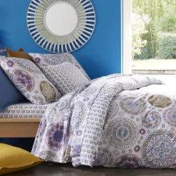 Becquet Linge de lit motif rosaces - CRÉATION<Enfant Linge De Lit Ado, Housse De Couette|Linge De Lit Fantaisie, Linge De Lit Brodé