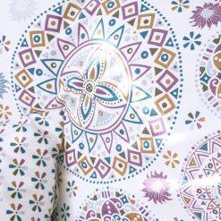Becquet Linge de lit motif rosaces - CRÉATION<Enfant Linge De Lit Ado, Housse De Couette|Linge De Lit Fantaisie, Linge De Lit Brodé
