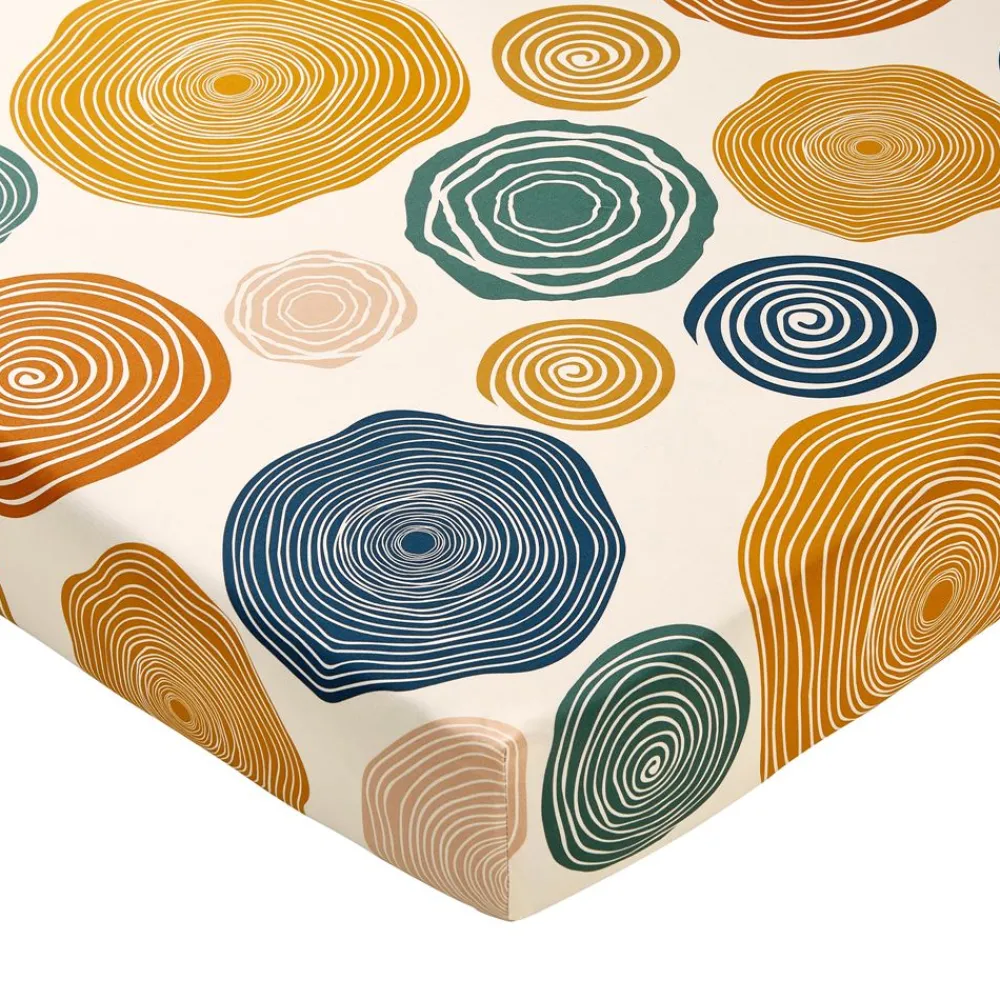 Becquet Linge de lit motif spirales - CRÉATION< Housse De Couette|Linge De Lit Fantaisie, Linge De Lit Brodé