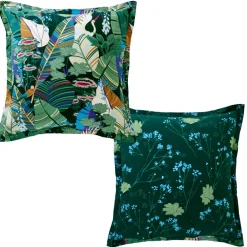 Becquet Linge de lit motif tropical - CRÉATION< Housse De Couette|Linge De Lit Fantaisie, Linge De Lit Brodé