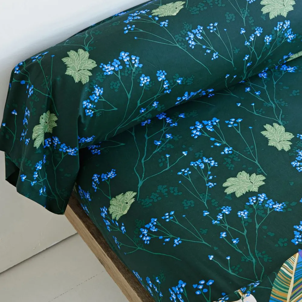 Becquet Linge de lit motif tropical - CRÉATION< Housse De Couette|Linge De Lit Fantaisie, Linge De Lit Brodé