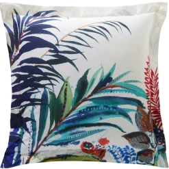 Becquet Linge de lit motif tropiques – CRÉATION< Housse De Couette|Linge De Lit Fantaisie, Linge De Lit Brodé