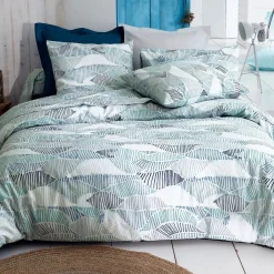 Becquet Linge de lit motif vagues géométriques - CRÉATION<Enfant Linge De Lit Ado, Housse De Couette|Les Matières