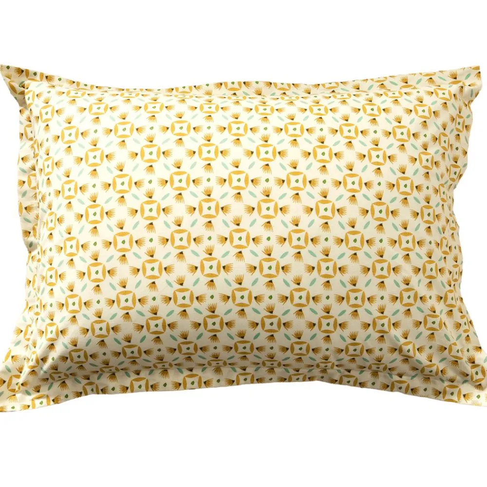 Becquet Linge de lit motif végétal - CRÉATION< Les Matières