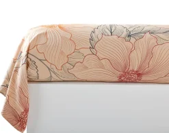 Becquet Linge de lit motif végétal abstrait – CRÉATION< Les Matières|Housse De Couette