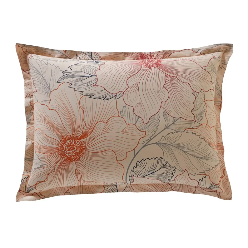 Becquet Linge de lit motif végétal abstrait – CRÉATION< Les Matières|Housse De Couette