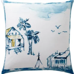 Becquet Linge de lit motif voiliers - CRÉATION< Housse De Couette|Linge De Lit Fantaisie, Linge De Lit Brodé
