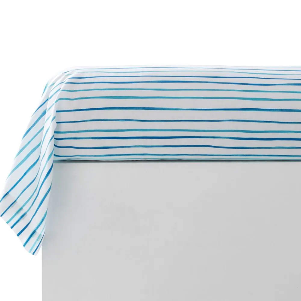 Becquet Linge de lit motif voiliers - CRÉATION< Housse De Couette|Linge De Lit Fantaisie, Linge De Lit Brodé