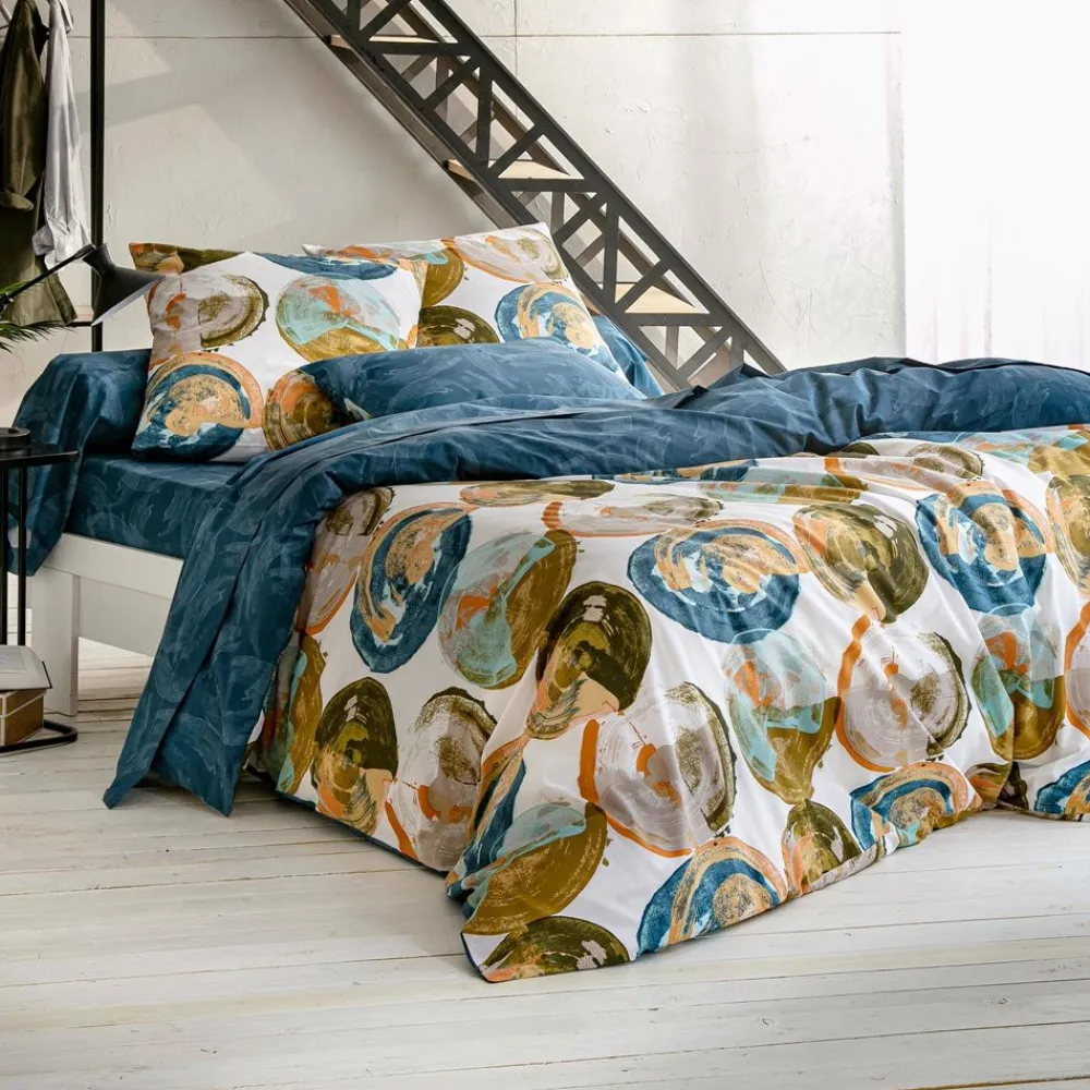 Becquet Linge de lit motifs aquarellés - CRÉATION<Enfant Linge De Lit Ado, Housse De Couette|Housse De Couette