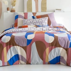 Becquet Linge de lit motifs géométriques fantaisie - CRÉATION<Enfant Linge De Lit Ado, Housse De Couette|Housse De Couette