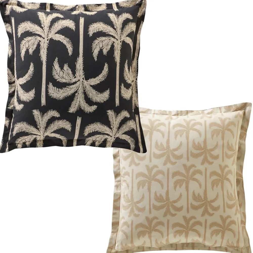 Becquet Linge de lit palmiers design - CRÉATION< Les Matières|Housse De Couette