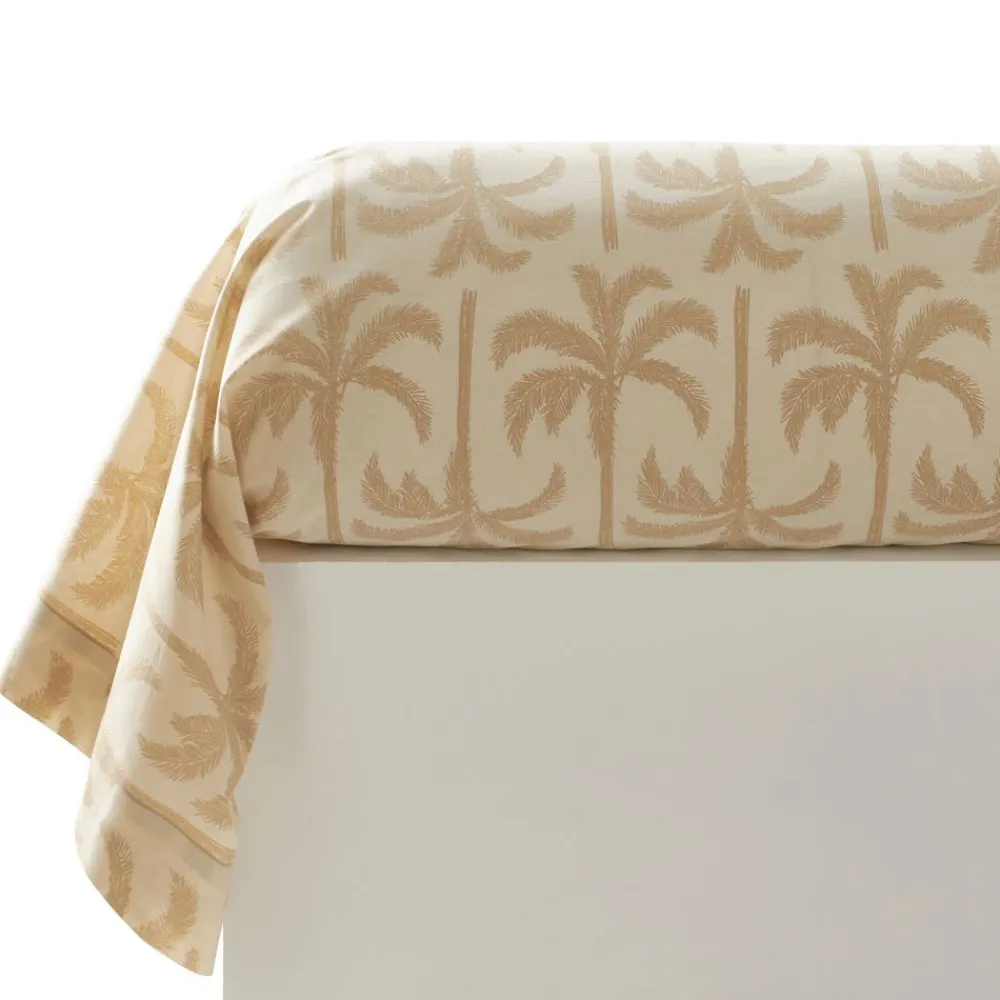 Becquet Linge de lit palmiers design - CRÉATION< Les Matières|Housse De Couette