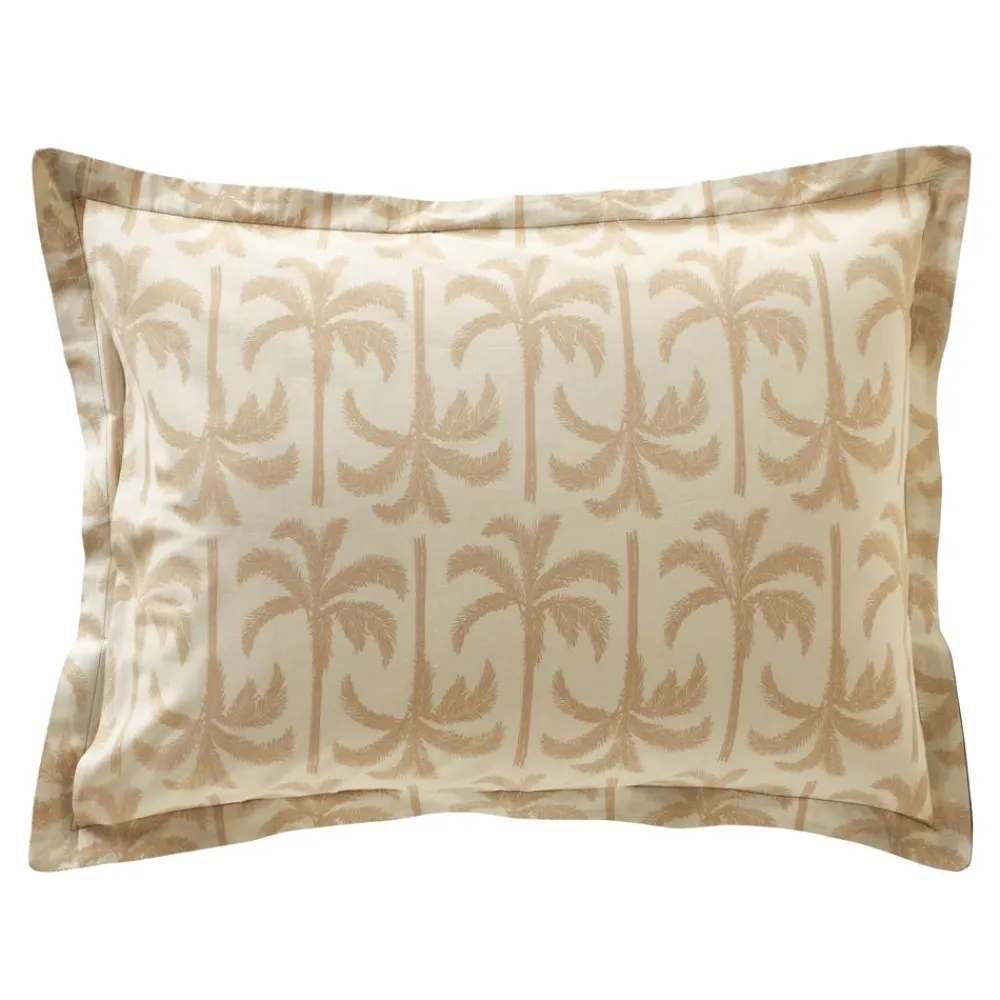 Becquet Linge de lit palmiers design - CRÉATION< Les Matières|Housse De Couette