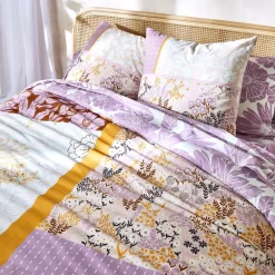 Becquet Linge de lit patchwork de fleurs - CRÉATION< Les Matières|Housse De Couette
