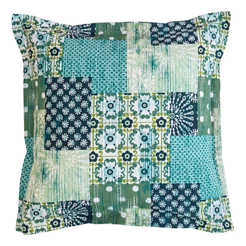 Becquet Linge de lit patchwork géométrique - CRÉATION< Housse De Couette|Linge De Lit Fantaisie, Linge De Lit Brodé