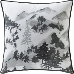 Becquet Linge de lit paysage de montagne - CRÉATION< Les Matières|Housse De Couette
