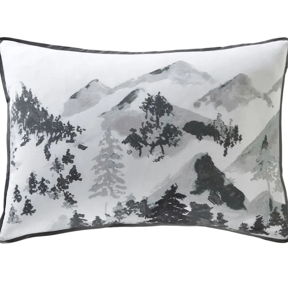 Becquet Linge de lit paysage de montagne - CRÉATION< Les Matières|Housse De Couette
