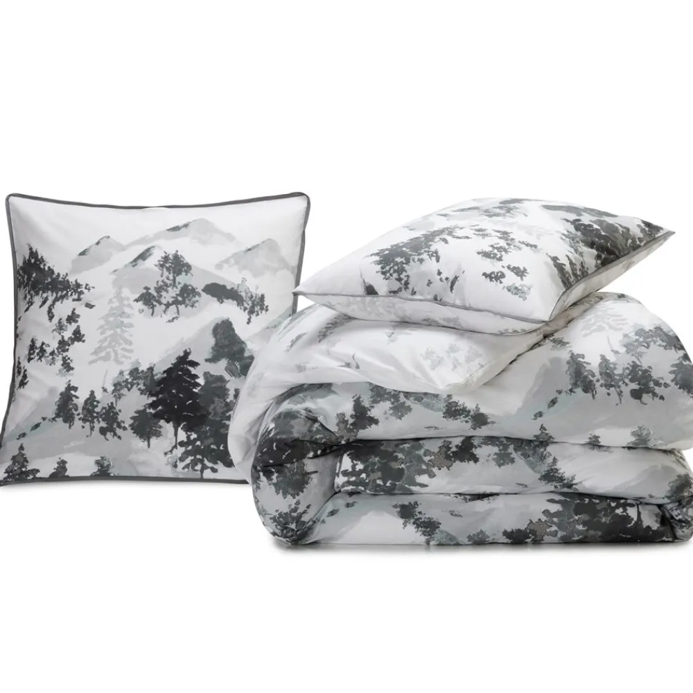 Becquet Linge de lit paysage de montagne - CRÉATION< Les Matières|Housse De Couette