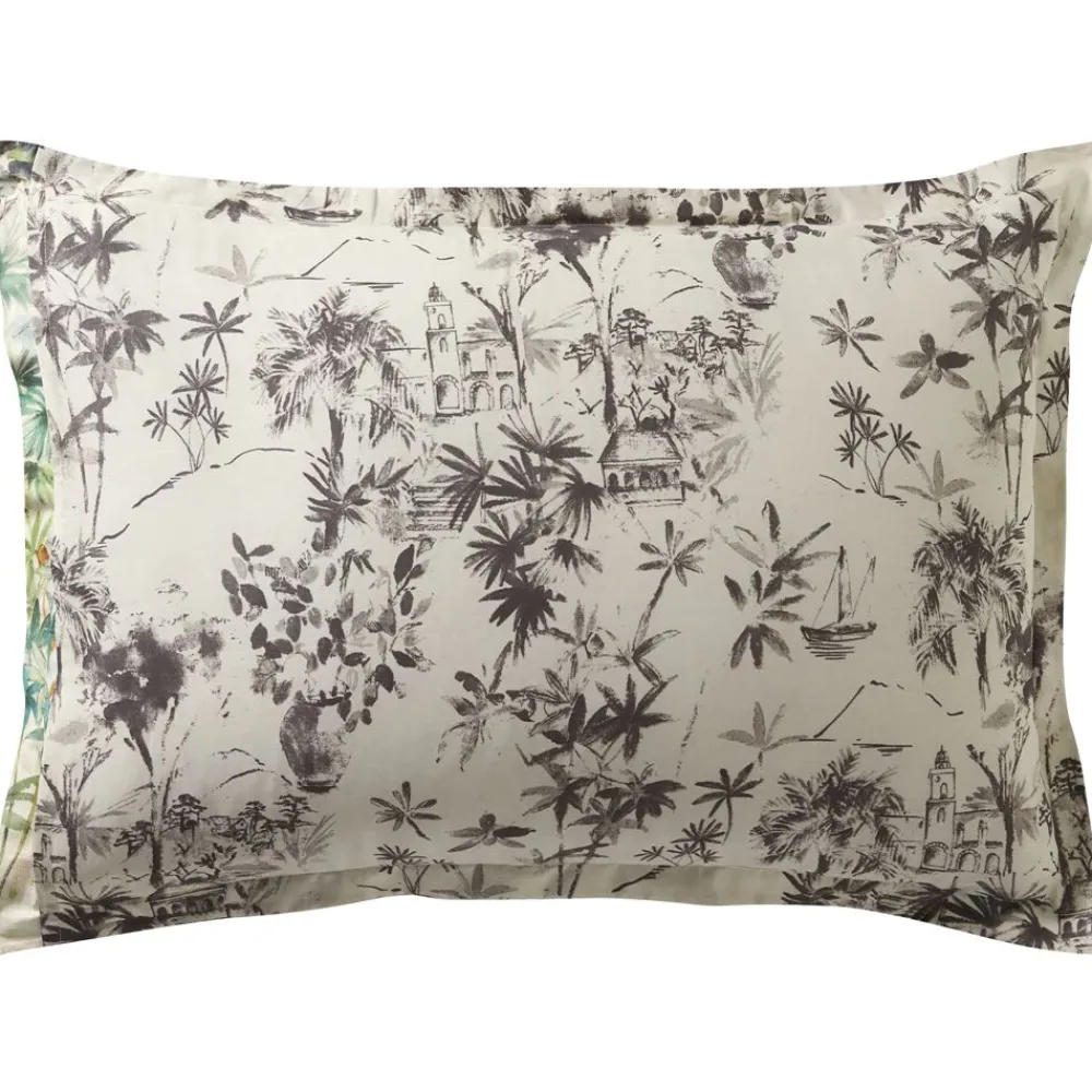 Becquet Linge de lit paysage d'Italie - CRÉATION< Housse De Couette|Linge De Lit Fantaisie, Linge De Lit Brodé