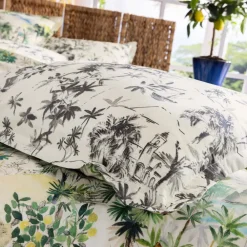 Becquet Linge de lit paysage d'Italie - CRÉATION< Housse De Couette|Linge De Lit Fantaisie, Linge De Lit Brodé