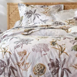 Becquet Linge de lit percale à fleurs - CRÉATION< Housse De Couette|Linge De Lit Fantaisie, Linge De Lit Brodé
