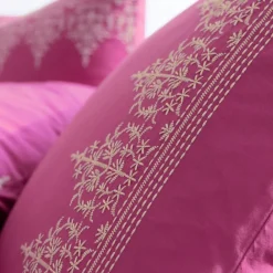 Becquet Linge de lit percale brodée - CRÉATION.< Les Matières|Housse De Couette