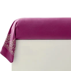 Becquet Linge de lit percale brodée - CRÉATION.< Les Matières|Housse De Couette