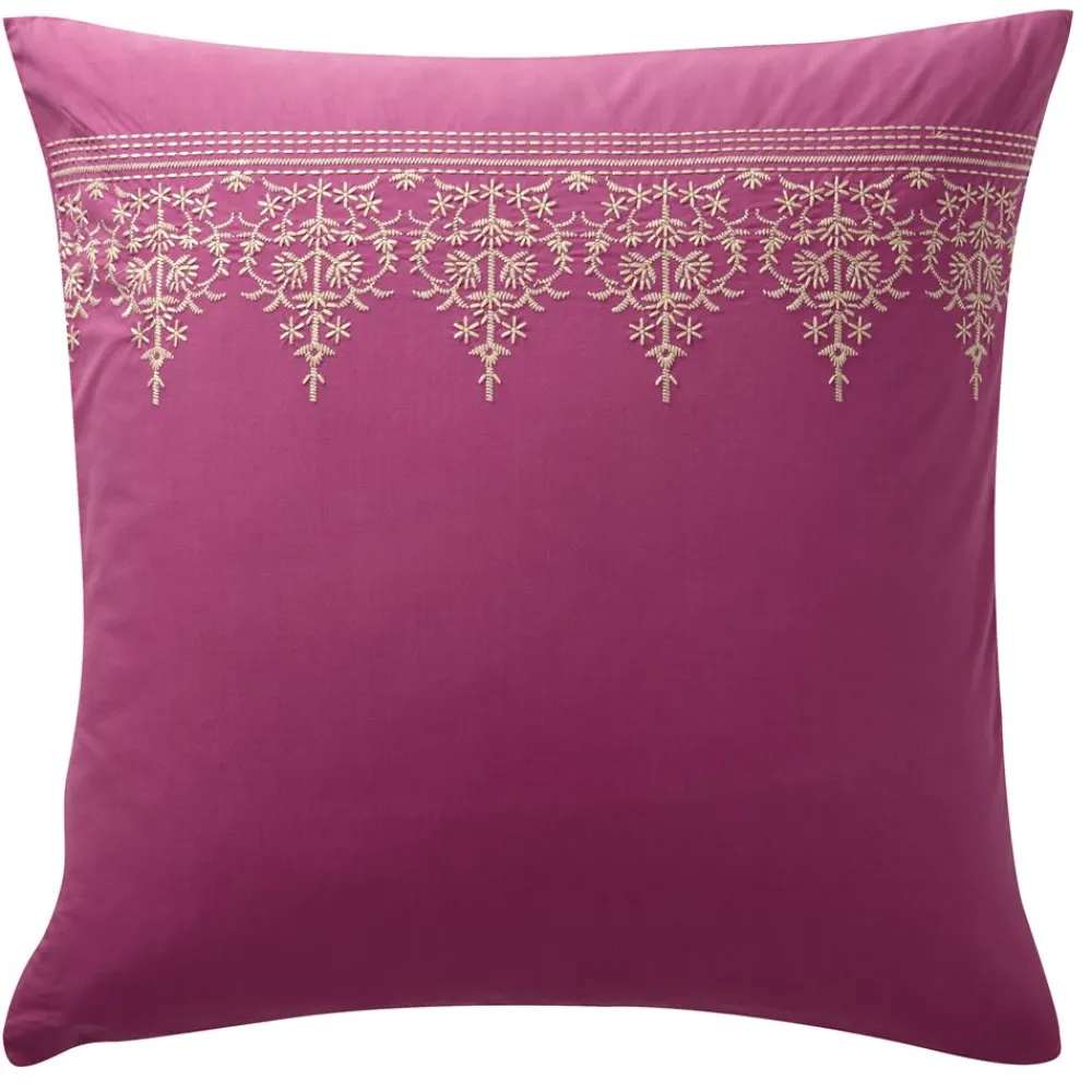 Becquet Linge de lit percale brodée - CRÉATION.< Les Matières|Housse De Couette