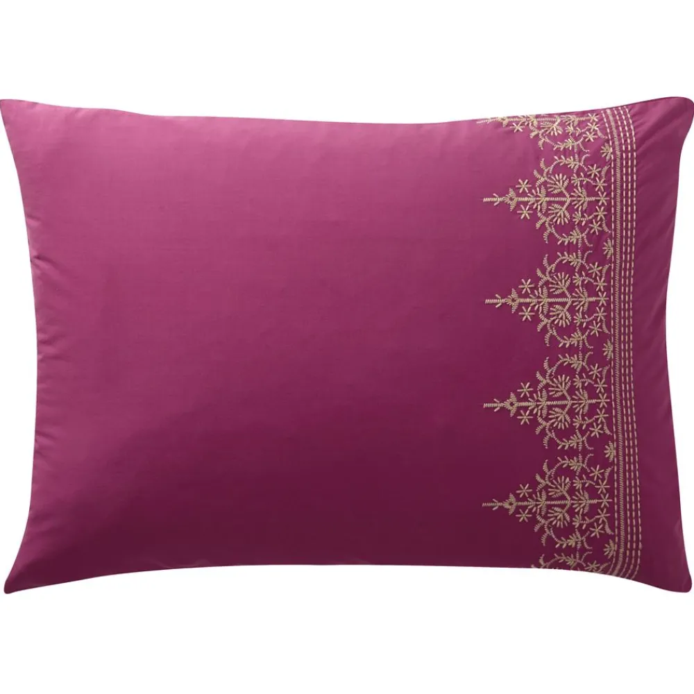 Becquet Linge de lit percale brodée - CRÉATION.< Les Matières|Housse De Couette