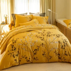 Becquet Linge de lit percale brodée - CRÉATION< Housse De Couette|Linge De Lit Fantaisie, Linge De Lit Brodé