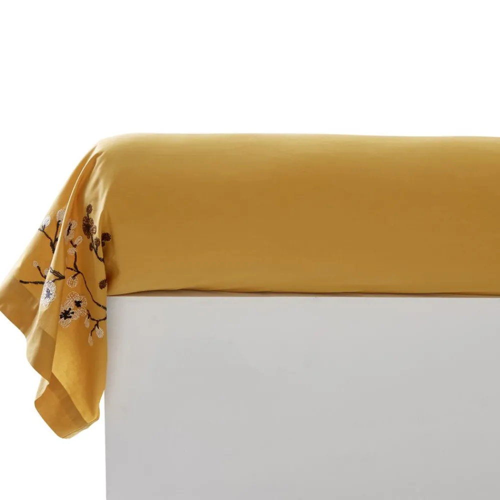 Becquet Linge de lit percale brodée - CRÉATION< Housse De Couette|Linge De Lit Fantaisie, Linge De Lit Brodé
