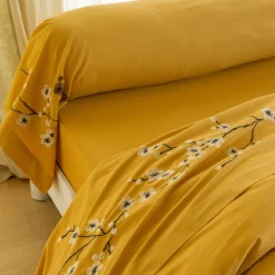 Becquet Linge de lit percale brodée - CRÉATION< Housse De Couette|Linge De Lit Fantaisie, Linge De Lit Brodé