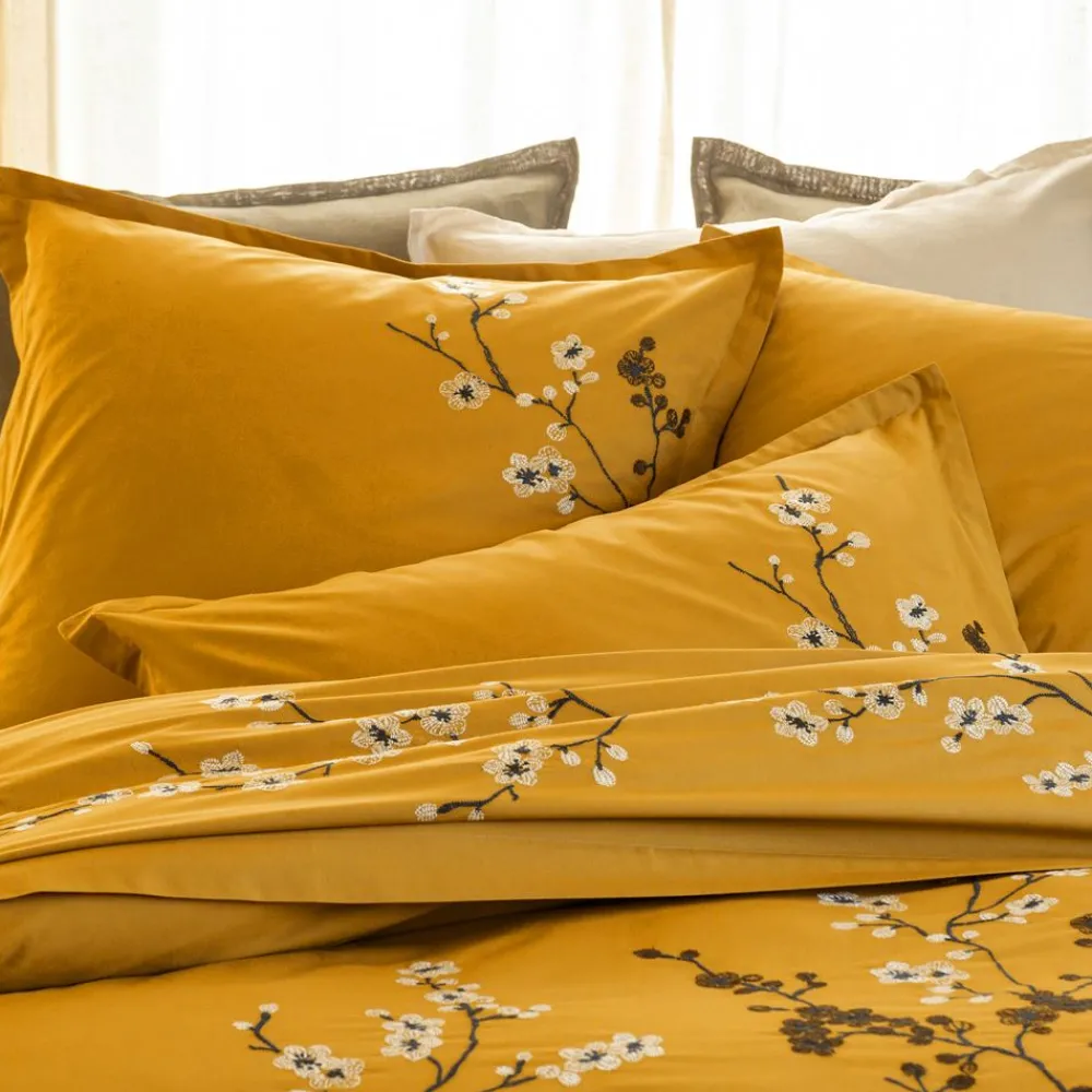 Becquet Linge de lit percale brodée - CRÉATION< Housse De Couette|Linge De Lit Fantaisie, Linge De Lit Brodé