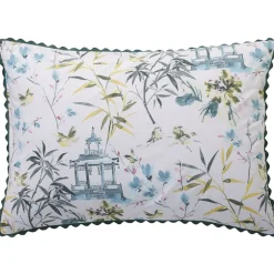 Becquet Linge de lit percale décor asiatique< Housse De Couette|Linge De Lit Fantaisie, Linge De Lit Brodé