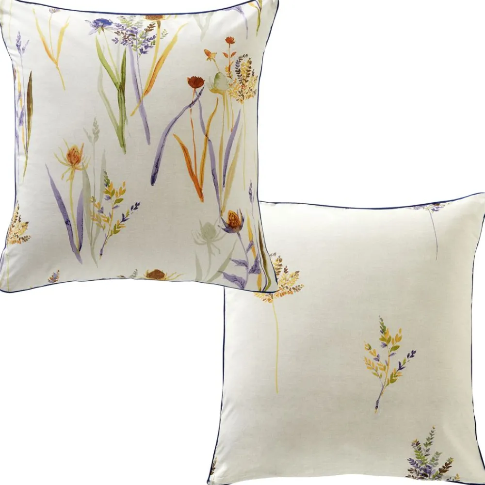 Becquet Linge de lit percale feuilles et bouquets - CRÉATION< Housse De Couette|Linge De Lit Fantaisie, Linge De Lit Brodé