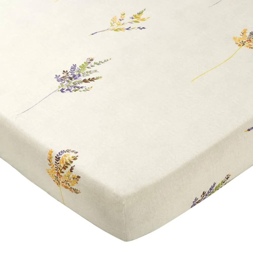 Becquet Linge de lit percale feuilles et bouquets - CRÉATION< Housse De Couette|Linge De Lit Fantaisie, Linge De Lit Brodé