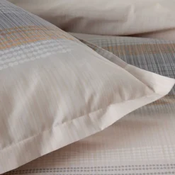Becquet Linge de lit percale fines rayures< Les Matières|Housse De Couette