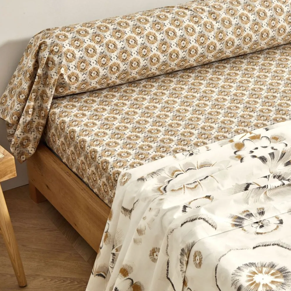 Becquet Linge de lit percale fleurs - CRÉATION< Housse De Couette|Linge De Lit Fantaisie, Linge De Lit Brodé